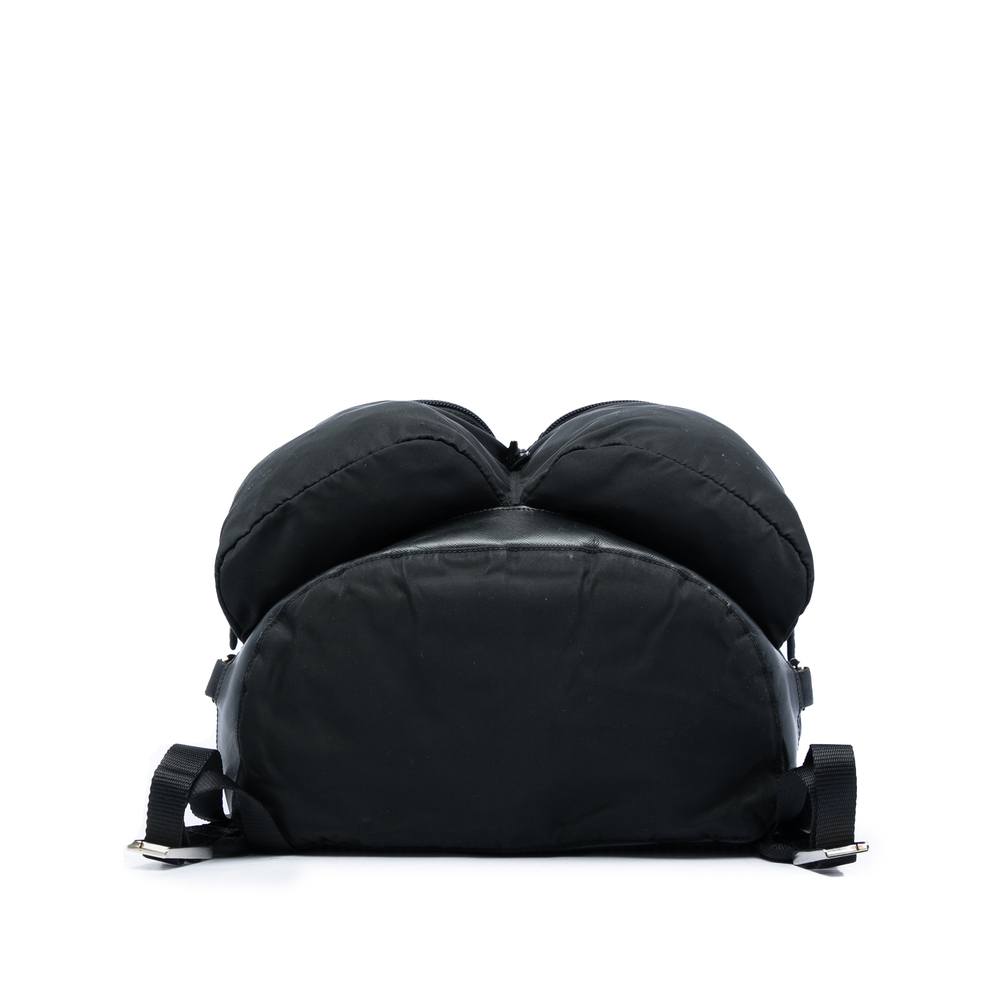 Pre-Loved Prada Saffiano Trimmed Tessuto Backpack - Picture 3 of 7
